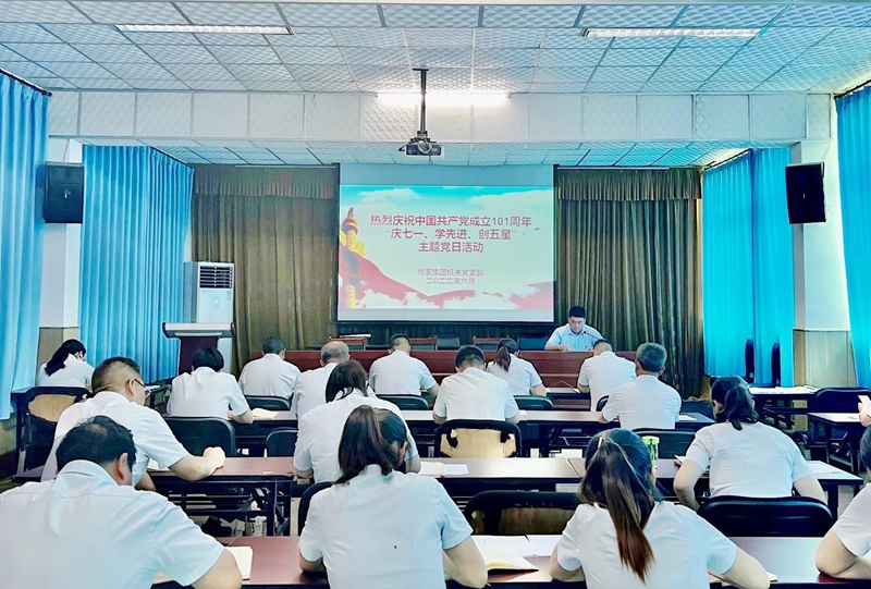博農(nóng)集團(tuán)機(jī)關(guān)黨支部“慶七一”主題黨日活動